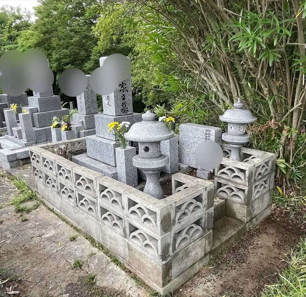 九州・山口｜お墓参り代行の作業後（お墓清掃・お墓参り代行）